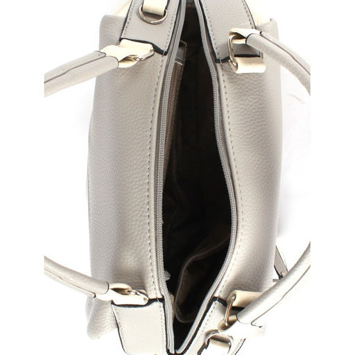 Сумка женская искусственная кожа ADEL-118/1в/MM, 1отд, плечевой ремень, серый св/беж св флотер 259060 - Adelia фото 3