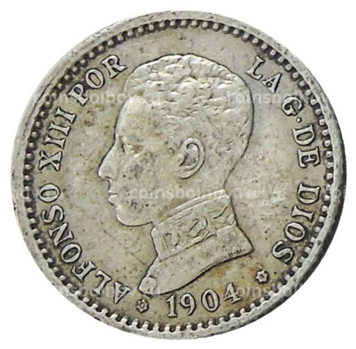 50 сентимо 1904 года Испания