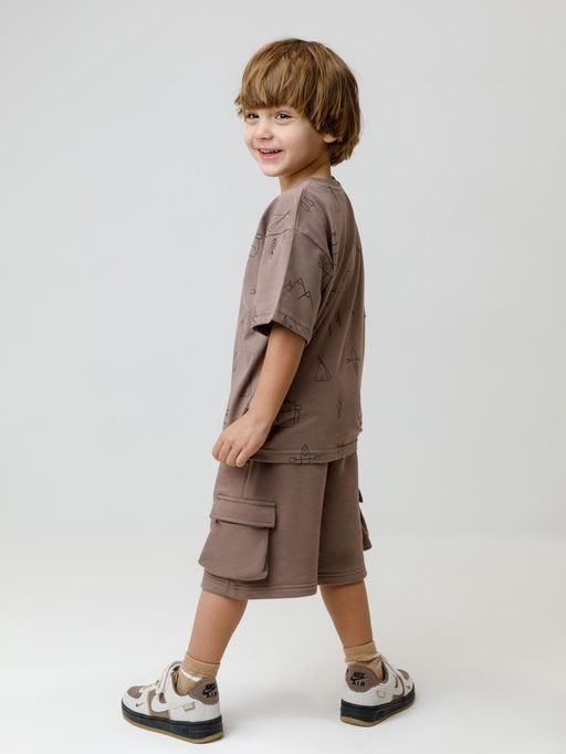 КР 400828/бразильский дуб к656 шорты для мал