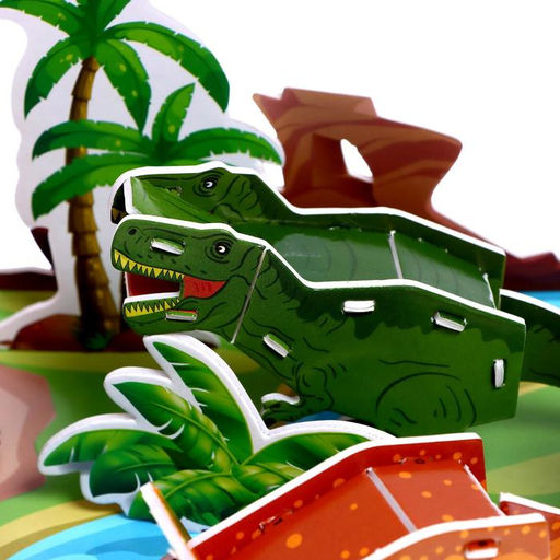 3D конструктор Мир динозавров, 25 деталей - Unicon фото 5