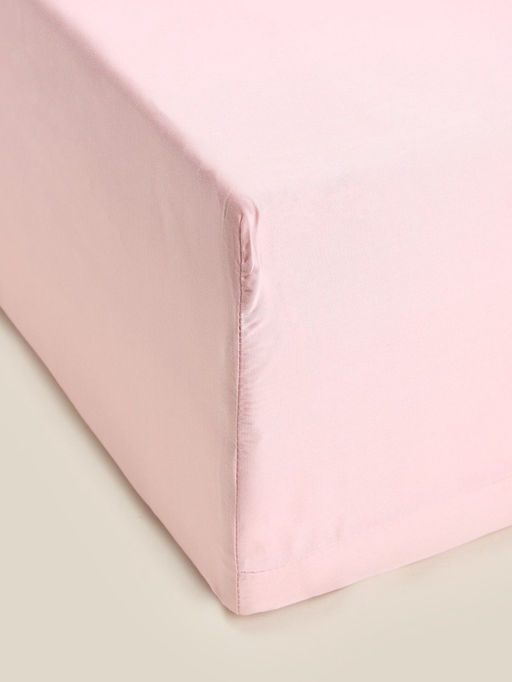 Простыня на резинке 1.5-спальная SL Home, 140200+30 см, розовая, модал - Sima-land home фото 15