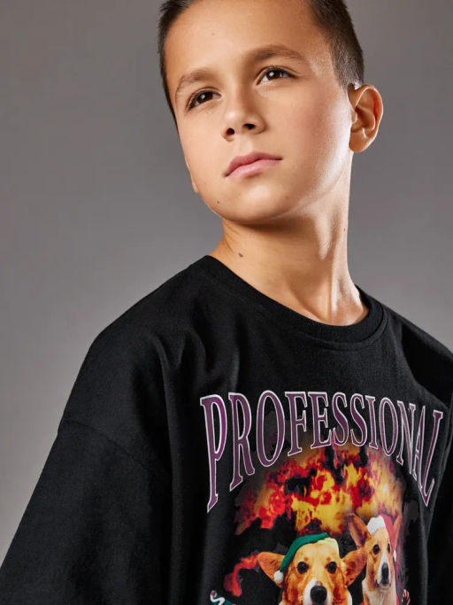 ACOOLA / Футболка детская для мальчиков Natal черный