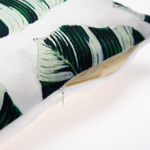 Наволочка декоративная Этель Тропики Leaves 40х40 см, велюр фото 4