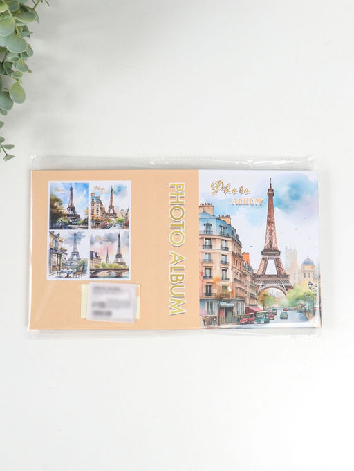 Фотоальбом на 100 фото 10х15 см "Улочка у Эйфелевой башни" 4,5х12,5х16,5 см