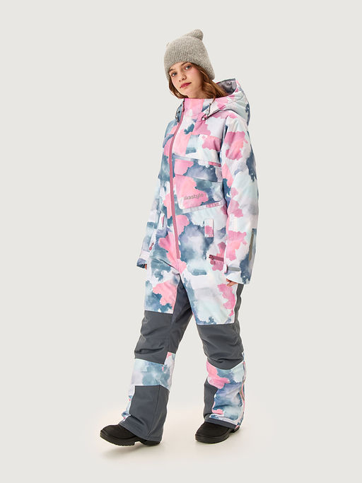 Комбинезон 8з1226 фламинго/серый - Nikastyle фото 3