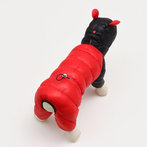 Комбинезон Медвежонок, размер 14 (ДС 32 см, ОГ 42 см, ОШ 31 см), чёрно-красный - Simaland фото 4