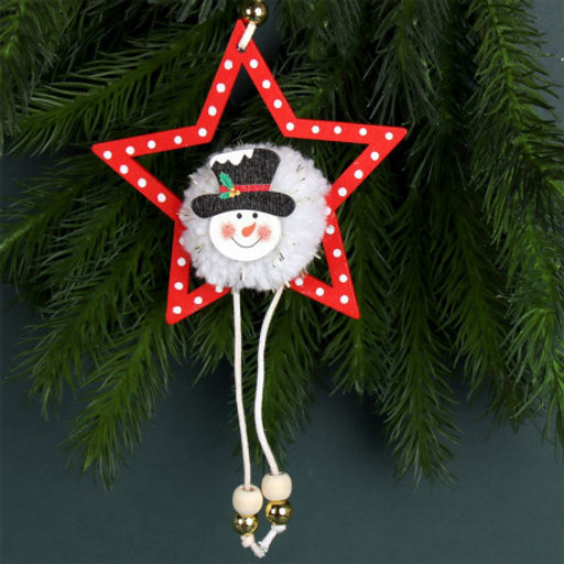 Новогоднее украшение 10,5*17 см / HP-96113 /уп 24/480/ микс (Дед Мороз ) - Галеонтрейд фото 4