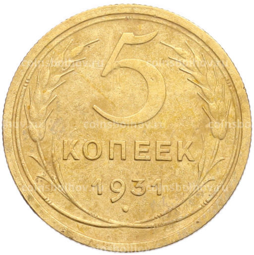 Монета 5 копеек 1931 года