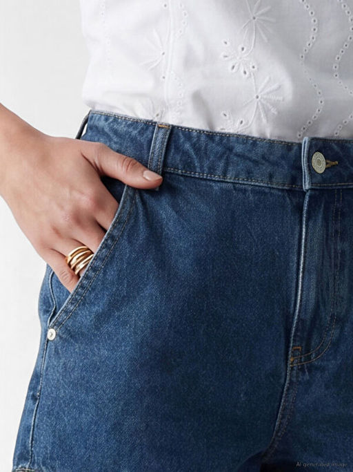 Regular Fit Kad?n Jean ?ort