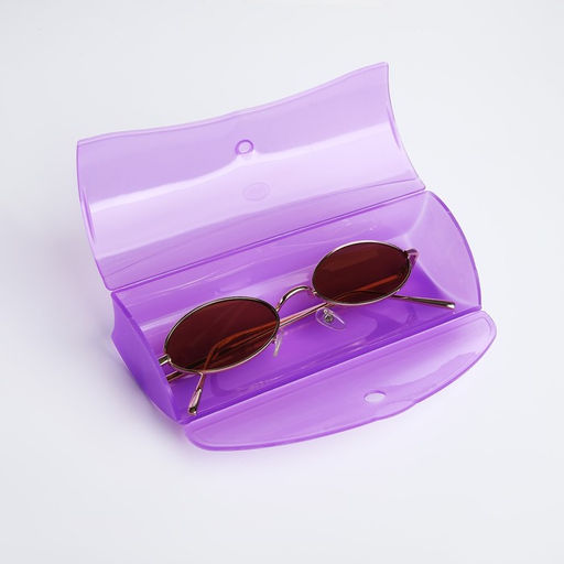 Цена за 3 шт. Футляр для очков на застёжке, длина 15.4 см, МИКС