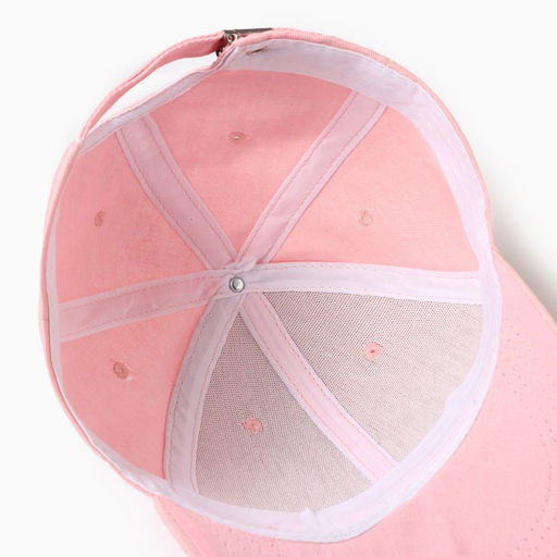 Кепка однотонная MINAKU, нежно-розовая, размер 58, хлопок 100%