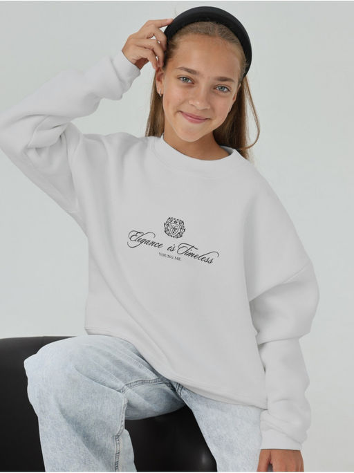 Свитшот Начес Элегант Какао Девочка - София фото 23