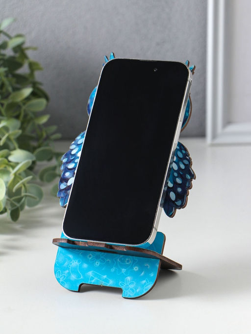 Цена за 2 шт. Подставка под телефон "Сова" 19х10 см, вид 2