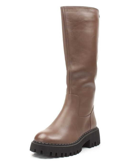 02-FL655-2M BROWN Сапоги зимние женские (натуральная кожа, натуральный мех (еврозима)) - No name фото 5