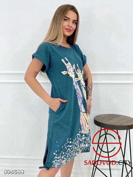 туника женская с рисунком