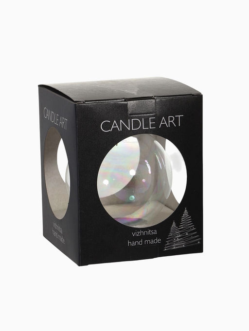 Ёлочный шар Перламутровый, стеклянный, с подвесом, d=10 см - Simaland фото 9