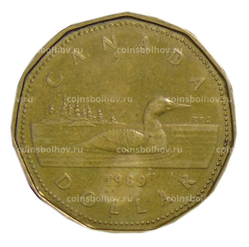 Монета 1 доллар 1989 года Канада