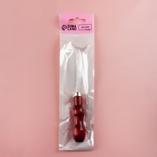 Цена за 10 шт. Шило швейное, 13×2 см, красное