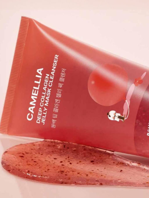 ROUND LAB Гель-пенка для умывания с экстрактом камелии 2 в 1 / Camellia Deep Collagen Jelly Pack Cleanser, 150 мл