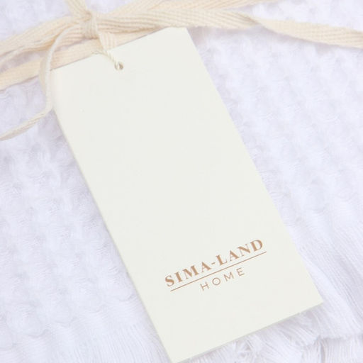 Полотенце вафельное SL HOME: Boho «Блан де Блан» 90×150 см, хлопок 100%, белое