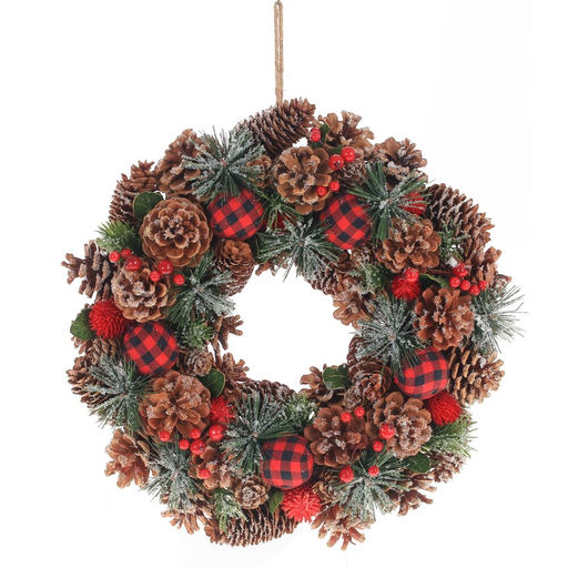 Изделие декоративное "Венок", L33 W8 H33 см