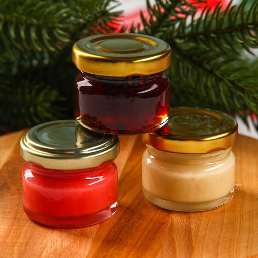 Подарочный набор Счастливый новый год: 2 крем-меда и варенье с шишками по 30 г - Доброе здоровье фото 2