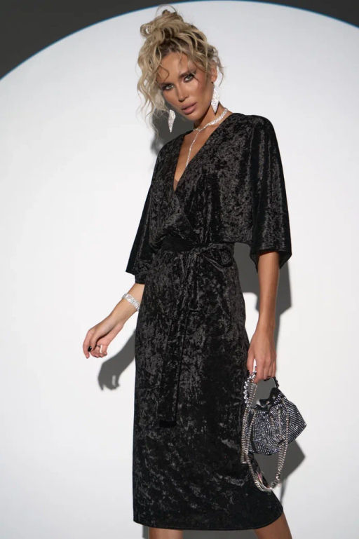 Платье Нимфа (чёрный) - Эльза фото 16