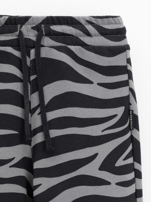 КР 400825/серый горизонт,зебра к646 брюки для мал - Crockid фото 2