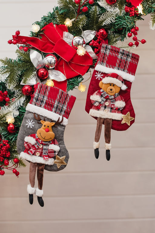 Новогодние носки для подарка 2 шт