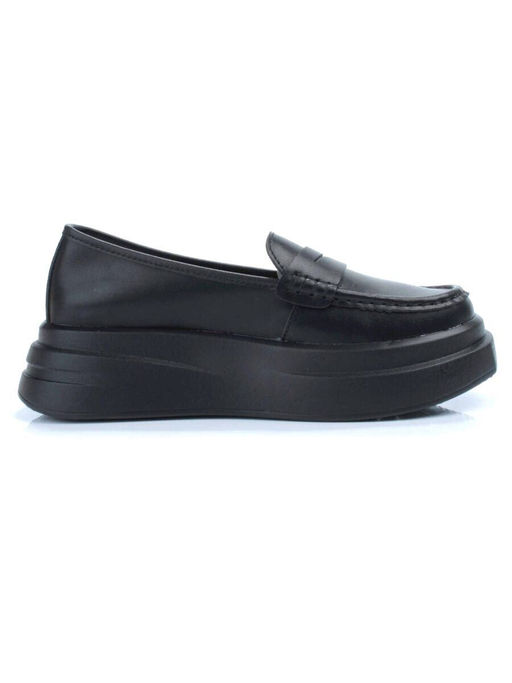 03-PDE31-2 BLACK Лоферы женские (натуральная кожа) - Фабричный китай фото 9