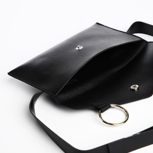 Подарочный набор, поясная сумка, две обложки для паспорта, цвет чёрный - Simaland фото 7