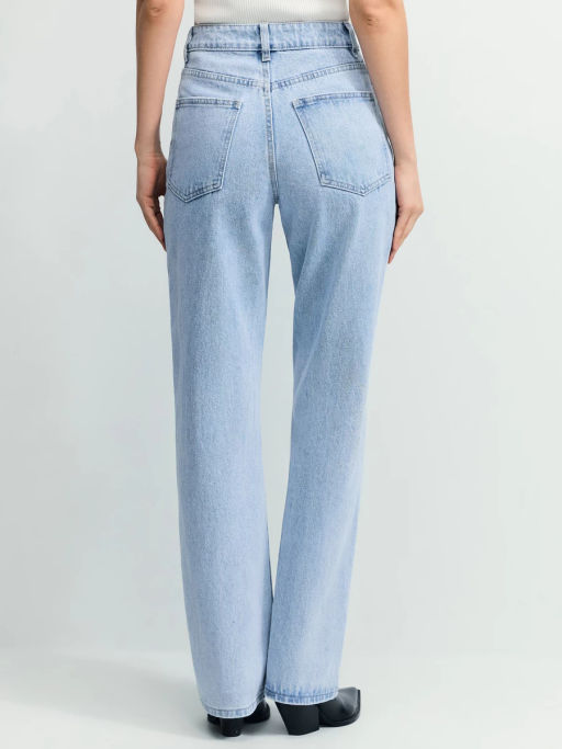 Джинсы straight с высокой посадкой / Zarina  фото 4