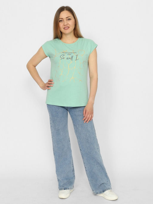 CRB wear/CSSW 60263-37 Футболка женская,зеленый/Ex.Cherubino фото 2