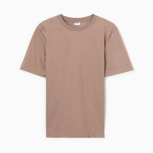 Футболка мужская MINAKU: Basic line MAN бежевая, размер 54