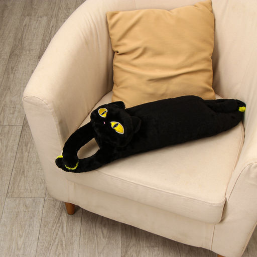 Мягкая игрушка «Кот», 70 см, цвет чёрный