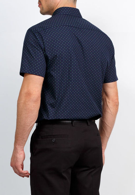 Сорочка мужская короткий рукав GREG 243/109/1286/Z/b/1  фото 3