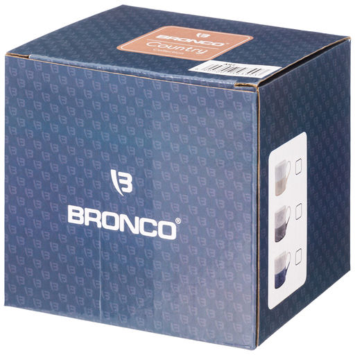 КРУЖКА БЕЛО-БЕЖЕВАЯ 530 МЛ - Bronco фото 2