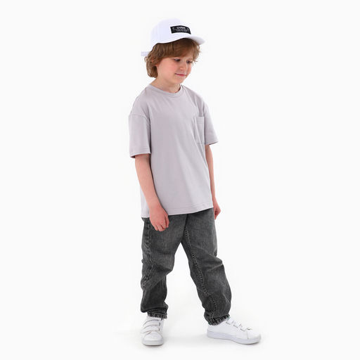 Кепка детская для мальчика для девочки OVRHT, цвет белый, р-р 52-54, 5-7 лет