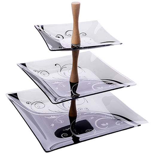 161127 Ваза для фруктов 3-х ярусная (х4) - Mayer&boch фото 3