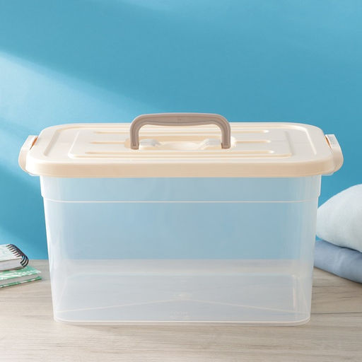 Контейнер для хранения с крышкой, 10 л, 35.5×23.5×19 см, пластик, МИКС