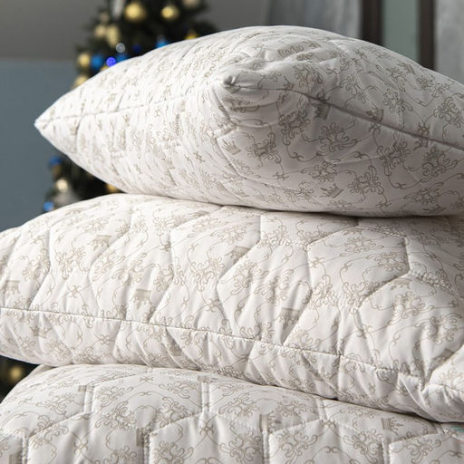 Подушка Бамбук+Латекс высокая 50х68 см, бамбук. волокно/натур.латекс, тик, пэ100% - Kupu-kupu фото 2