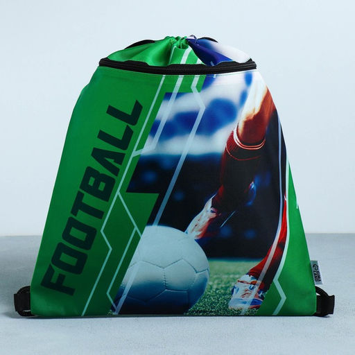 Сумка для обуви Футбол, 2 секции, 41х31 см - Artfox study фото 3