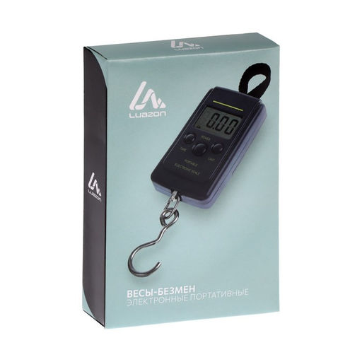Весы-безмен Luazon LV-403, электронные, до 40 кг, точность до 10 г, подсветка, тёмно-синие - Luazon home фото 11