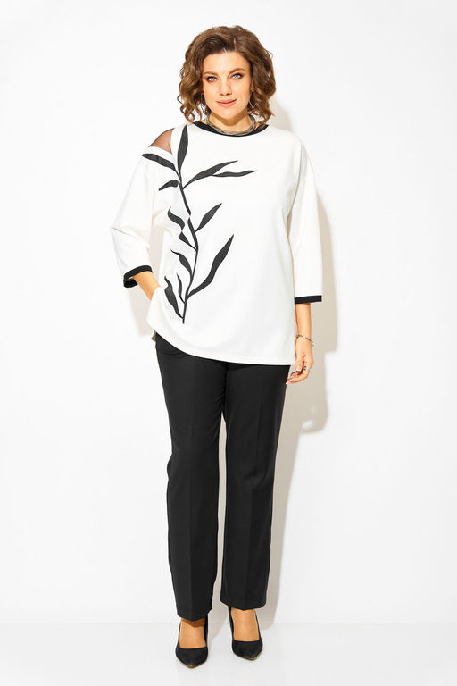 Костюм Liliana 1495БрПн бело-черный фото 8