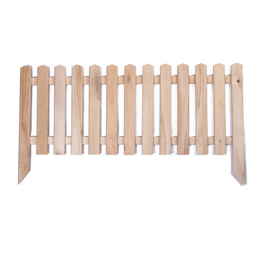 Ограждение декоративное, 45×110 см, 1 секция, дерево, «Пирамида», Greengo