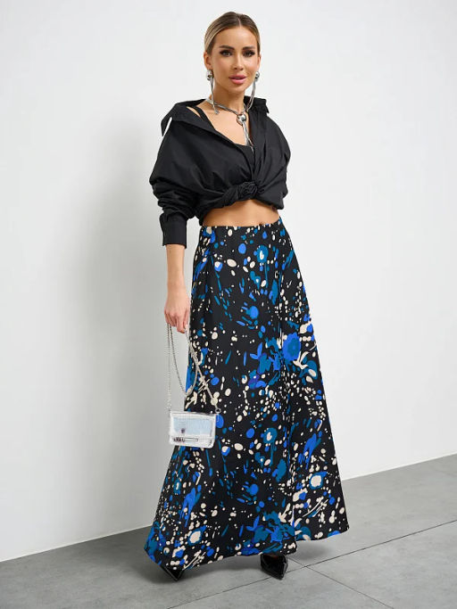 JETTY Юбка атласная макси  фото 17