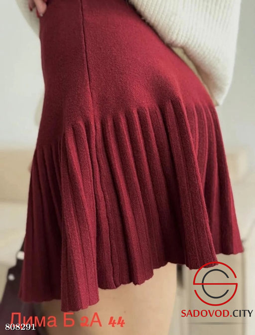 Юбка женская вязанная на резинке - Bruno фото 2