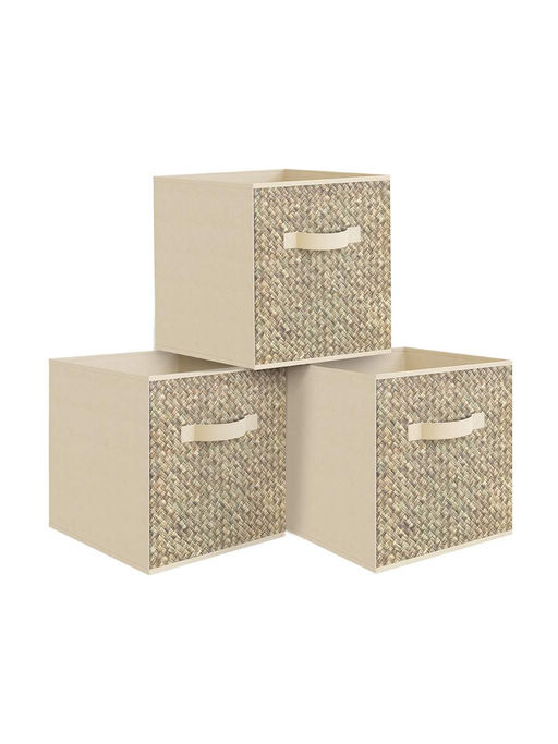 VAL B7-BOX-3K Короба стеллажные, 27*27*28 см, набор 3 шт., бежевый, аромасаше в комплекте, BASIC, шт - Valiant фото 2