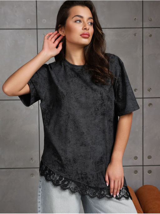 Футболка Иви черный женская - София фото 7