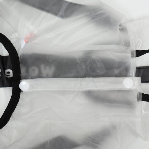 Дождевик-комбинезон для собак, р-р L (ДС 34, ОГ 45, ОШ 36,5 см, вес 8-11 кг), прозрачный - Simaland фото 12